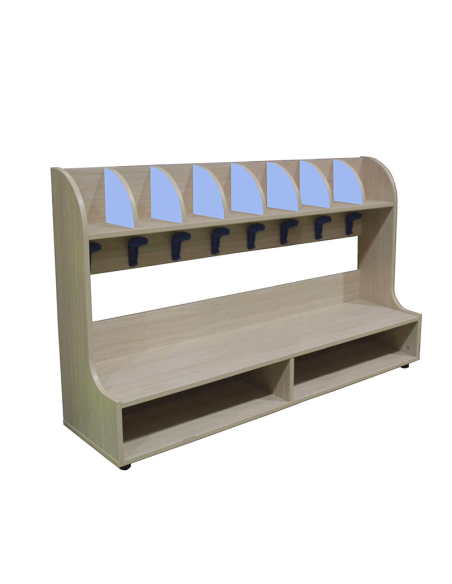 Mueble zapatero 8 perchas y casillas