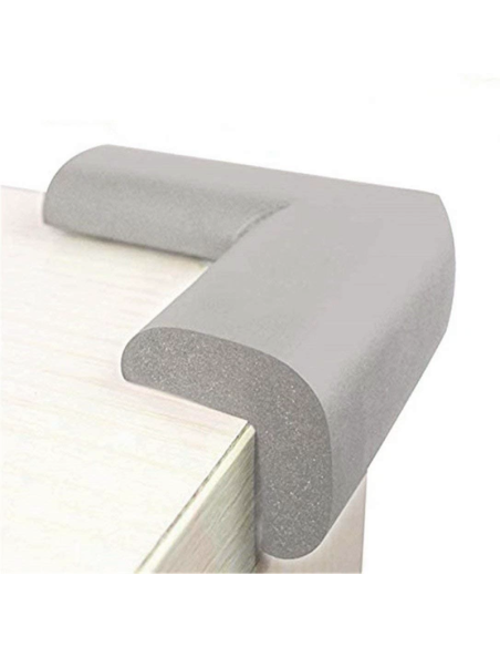 Esquineras Superacolchadas Gris Suave| Pack de 2