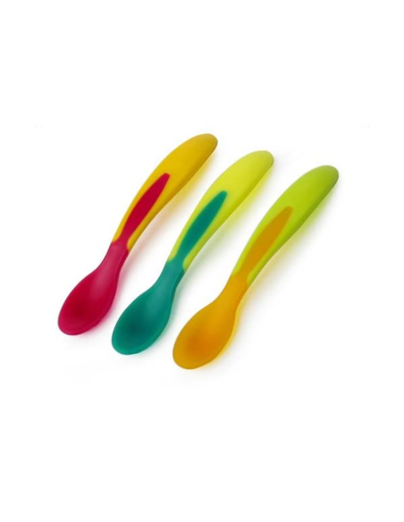 Pack 3 Cucharas Termosensibles con Mango Antideslizante