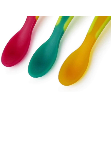 Pack 3 Cucharas Termosensibles con Mango Antideslizante