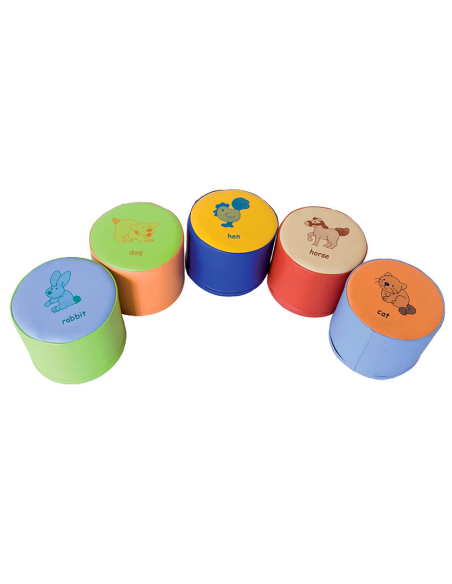 Pack 5 puffs infantiles