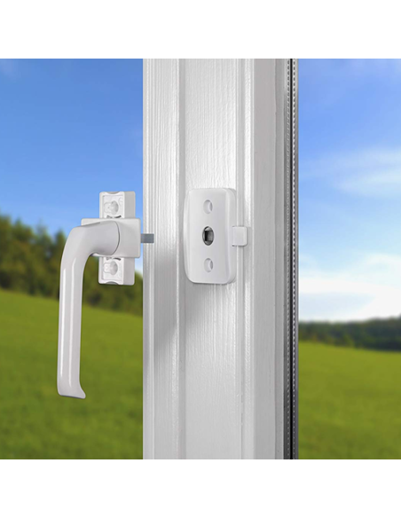Seguro para ventanas y balcones PVC sin taladrar | Pack 3 uds