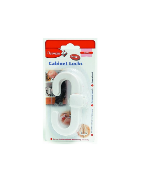 Pack de 2 bloqueos de armario Clippasafe – Seguridad infantil