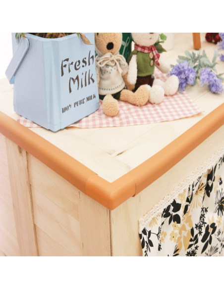 2 metros de Protección para Esquinas – Imitación Madera | Segurbaby