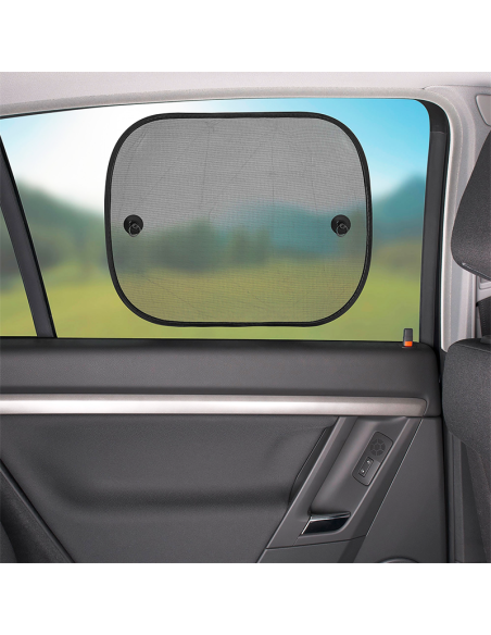 Pack de 2 Parasoles para Coche con Ventosa | Protección Solar
