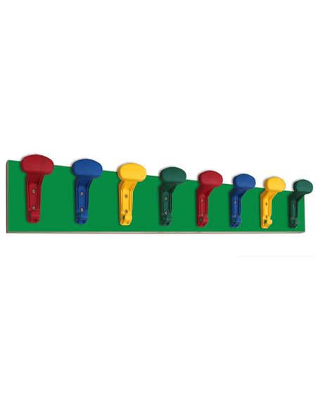 Perchero niños en línea (8 perchas colores) Mobeduc