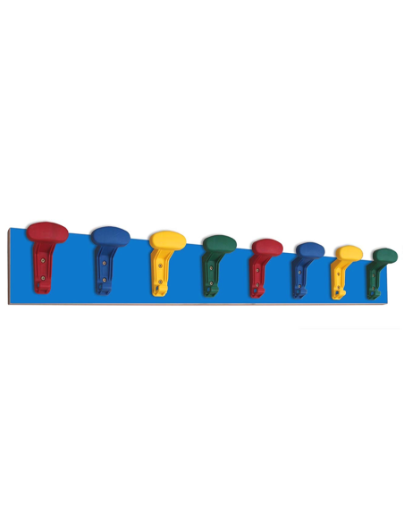 Perchero niños en línea (8 perchas colores) Mobeduc