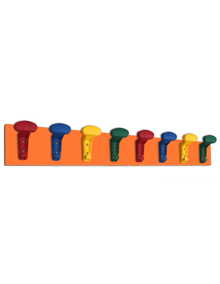 Perchero niños en línea (8 perchas colores) Mobeduc