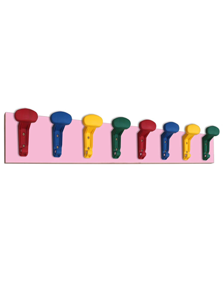 Perchero niños en línea (8 perchas colores) Mobeduc
