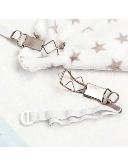 Pinzas Sujeta Sábanas para Cama y Cuna - Pack de 2 Unidades
