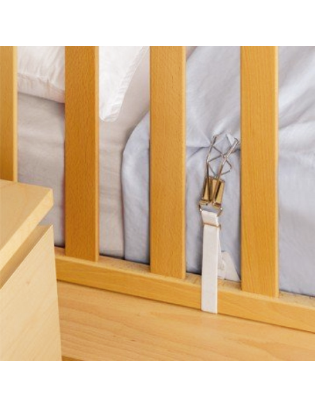Pinzas Sujeta Sábanas para Cama y Cuna - Pack de 2 Unidades