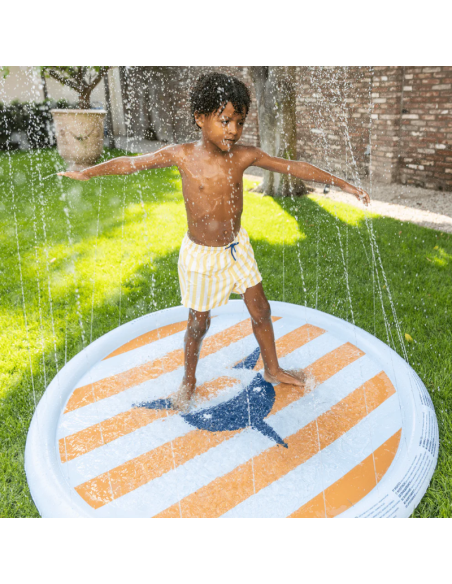 Piscina Chapoteo Tiburones Ø150 cm - Diversión Segura para Peques