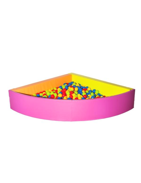 Piscina de Bolas Esquinera - Diversión Segura para Niños