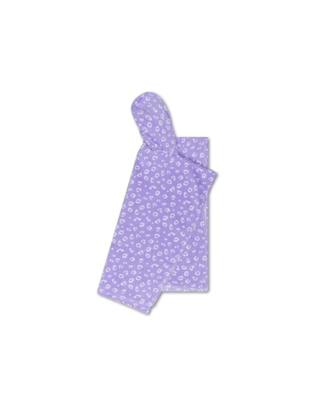 Poncho de Playa y Piscina Lila Panther Print - Estilo y Comodidad