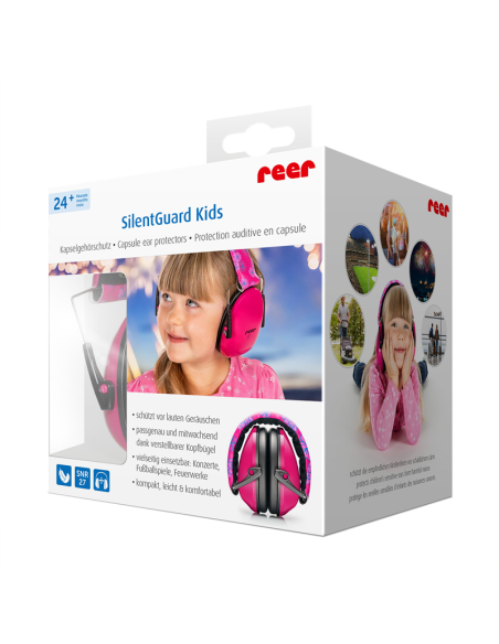 Auriculares Infantiles Rosa | Protección Auditiva para Niños