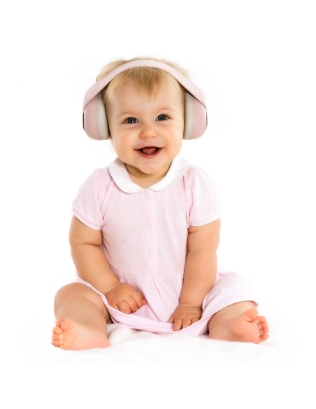 Auriculares Antiruido para Bebé Rosa Suave