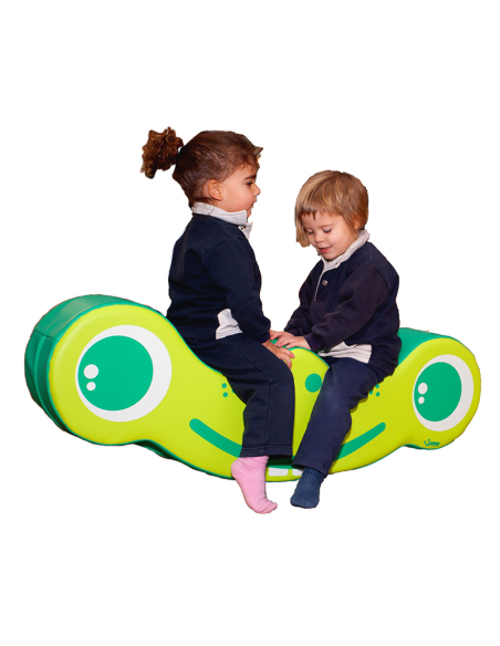 Balancín infantil doble rana