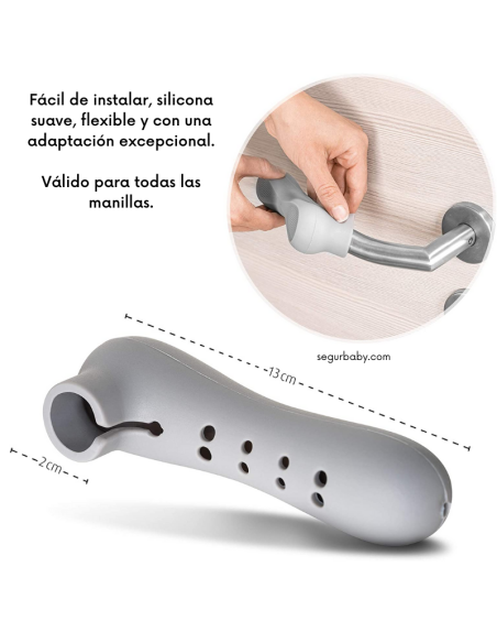 Protector Antigolpes para Manillas de Puertas – Seguridad Infantil