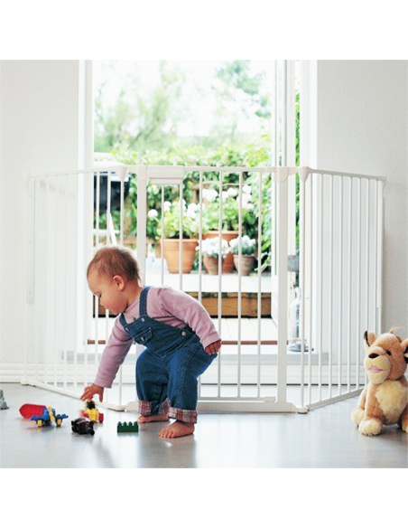 Barrera de seguridad infantil Flex M – Ajustable y segura