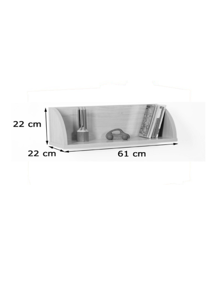 Balda con laterales 61 cm Mobeduc
