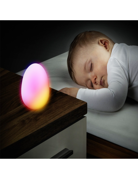 Punto de Luz LED Huevo | Luz Nocturna Infantil Segura y Económica
