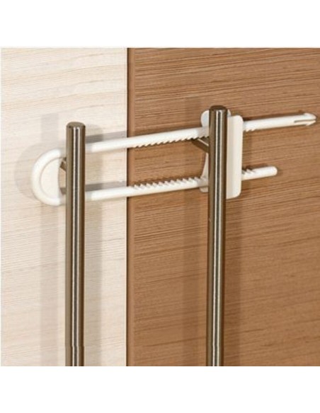 Protector Armarios Doble Puerta - Seguridad Infantil Fácil Instalación