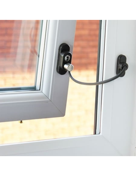 Seguro Universal para Ventanas y Puertas con Llave – Seguridad Bebé
