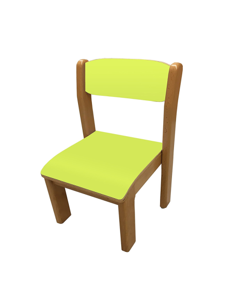Silla escolar apilable madera Mobeduc