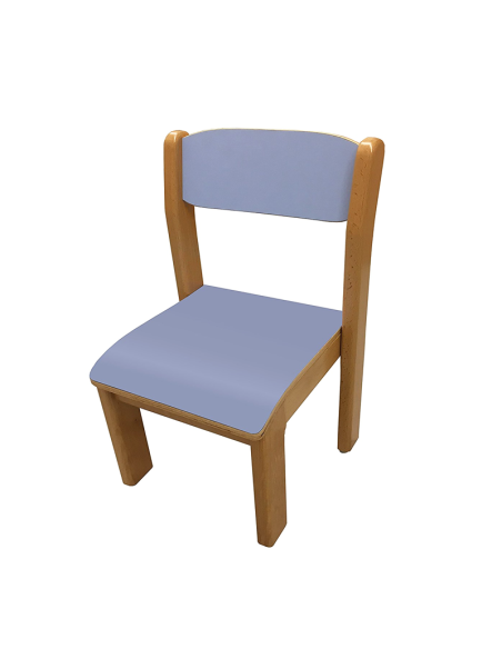Silla escolar apilable madera Mobeduc