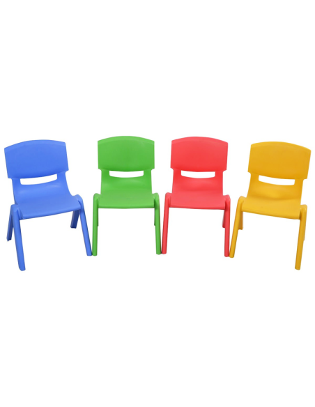 Silla Escolar Apilable de Polipropileno | Segurbaby
