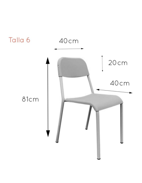Silla escolar PLUS Mobeduc