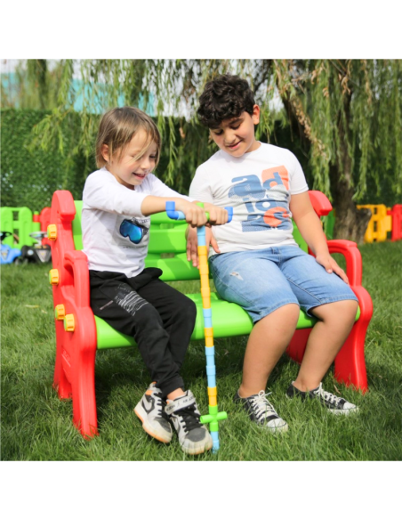 Banco Infantil Doble - Banco de la Amistad para Patios Escolares