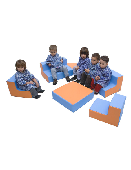 Sillón infantil pequeño doble