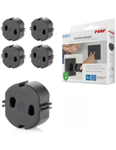 Tapa Enchufes Negro - Pack de 20 Unidades | Seguridad y Estilo 2