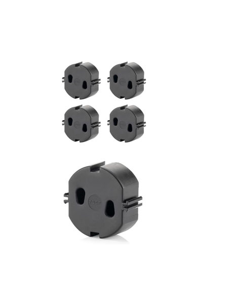 Tapa Enchufes Negro - Pack de 20 Unidades | Seguridad y Estilo