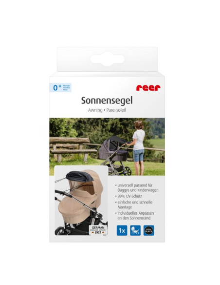 Toldo para coche de bebé – Protección sol, viento y lluvia | Segurbaby