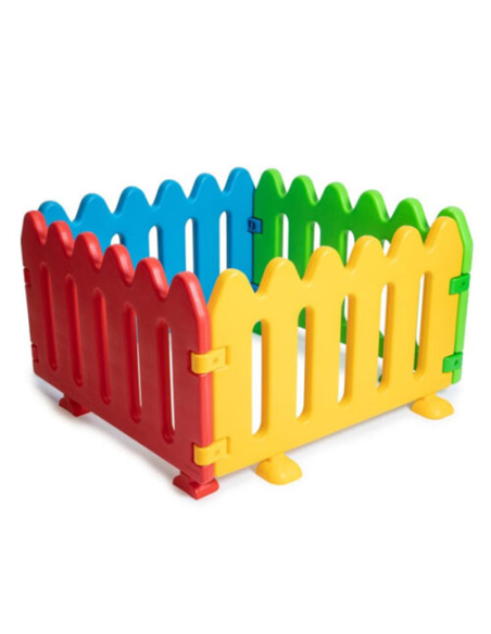Pack de 4 vallas Infantil Plegable | Seguridad infantil y diversión