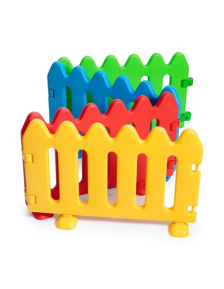 Pack de 4 vallas Infantil Plegable | Seguridad infantil y diversión