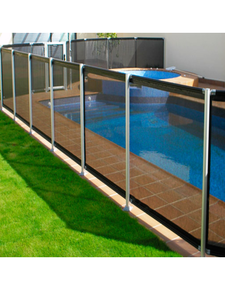 Valla Piscina Flash Negro 1.22m | Certificada AFNOR | Autoinstalable