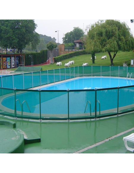 Valla Piscina Flash Verde 1.22 m | Certificada AFNOR | Autoinstalable