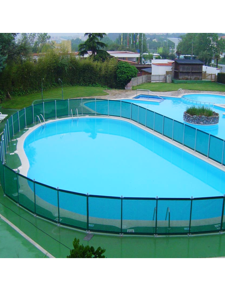 Valla Piscina Flash Verde 1.22 m | Certificada AFNOR | Autoinstalable