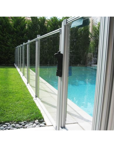 Valla Piscina Transparente 1.22 m | Certificada AFNOR | Autoinstalable