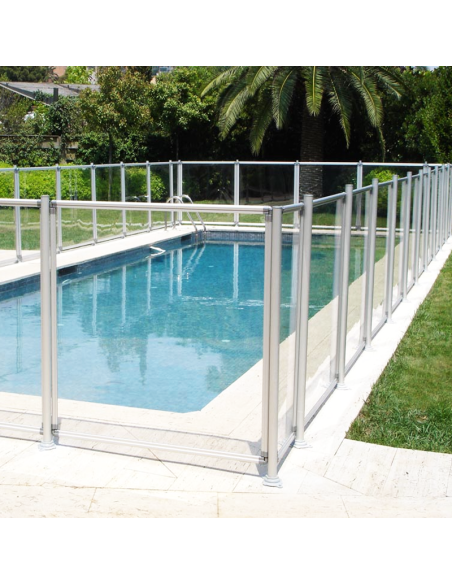 Valla Piscina Transparente 1.22 m | Certificada AFNOR | Autoinstalable
