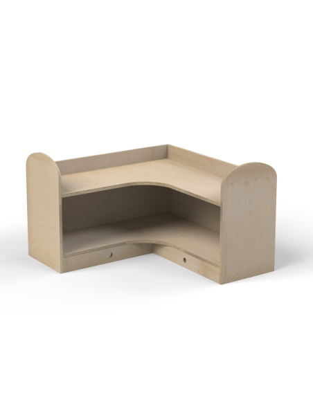Mueble Montessori bajo esquinero