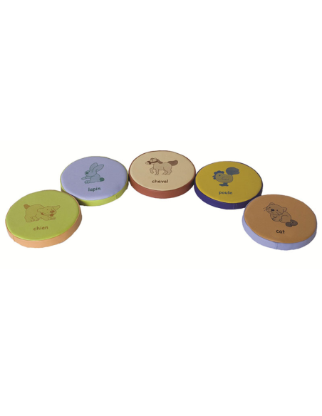 Pack 5 puffs infantiles