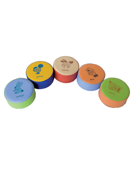 Pack 5 puffs infantiles