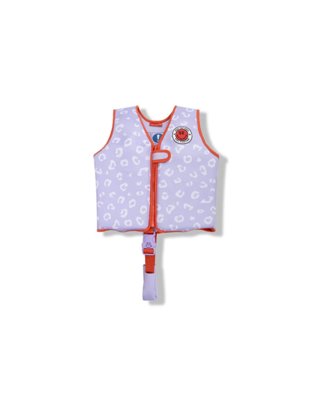 Chaleco Aprendizaje Lilac Panther Print 3-6 Años - Seguridad Infantil