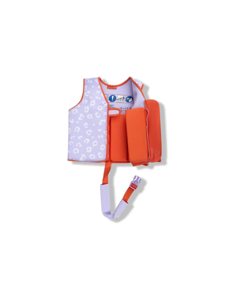 Chaleco Aprendizaje Lilac Panther Print 3-6 Años - Seguridad Infantil