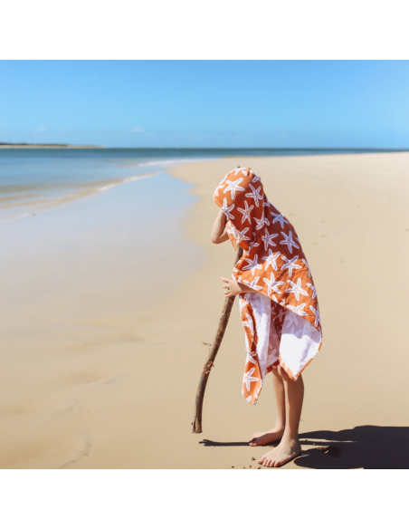 Poncho de Playa para Niños 2-6 Años |Secado Rápido