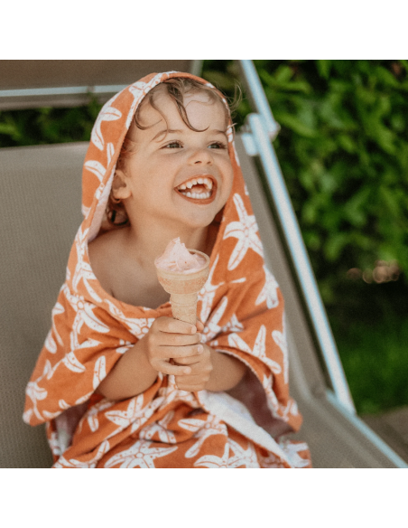 Poncho de Playa para Niños 2-6 Años |Secado Rápido